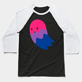 Bi Pride Ghost Baseball T-Shirt